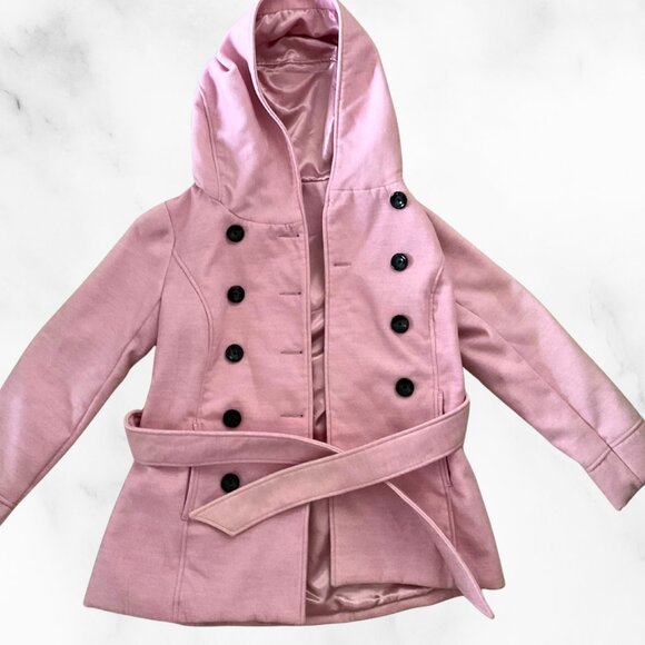 Eclipse Pink Pea Coat - Picture 1 of 7